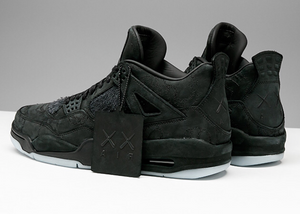 Jordan 4 retro kaws sales black